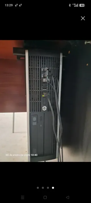 PC Completo: Teclado, monitor, altavoz, ratón, PC