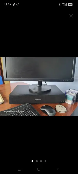 PC Completo: Teclado, monitor, altavoz, ratón, PC