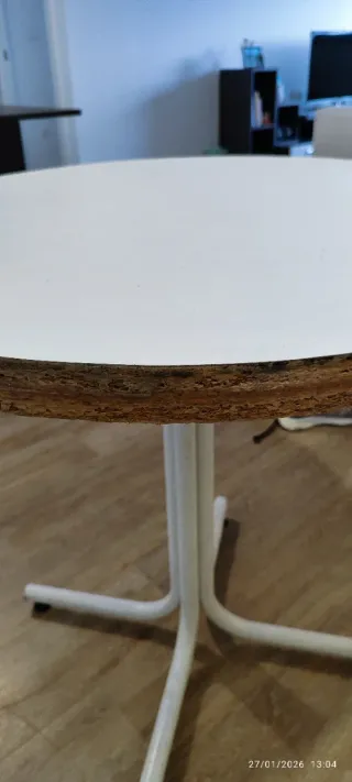 Mesa Redonda Blanca
