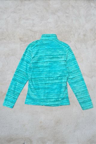 Forro polar vintage turquesa retro streetwear