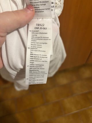 Mini Abito Nuovo Senza Spalline Pizzo”URBAN CLASSI