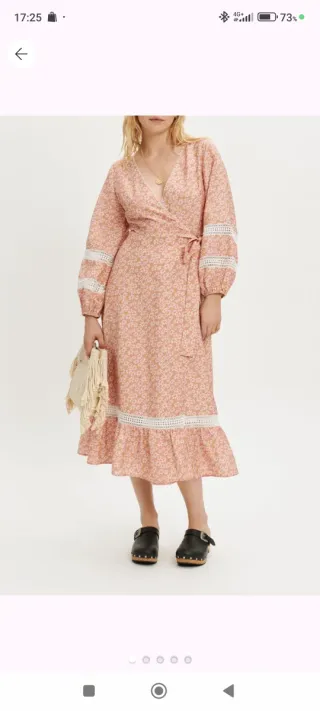 Vestido Maje floral rosa