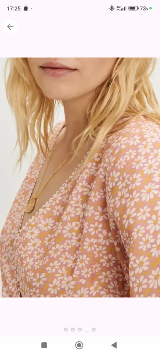 Vestido Maje floral rosa