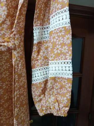 Vestido Maje floral rosa