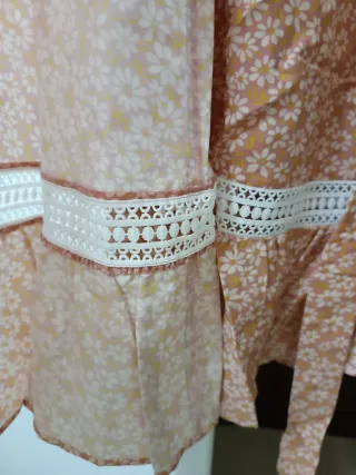 Vestido Maje floral rosa