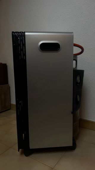 Calefactor gas cristal panel bombona