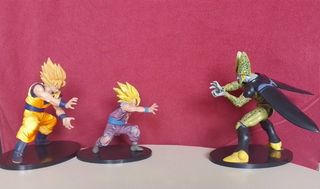 Escena Cell Dragon Ball Z figuras colección Sayan
