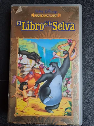 VHS El Libro de la Selva Disney Clásicos