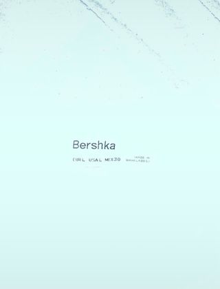 T-shirt Bershka donna bianca con stampa