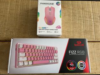 Teclado Redragon FIZZ RGB + Ratón Inalámbrico