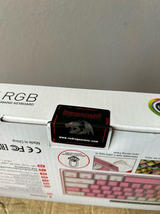 Teclado Redragon FIZZ RGB + Ratón Inalámbrico