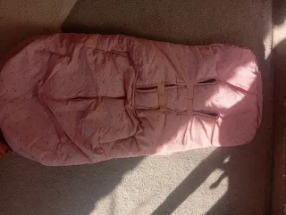 Saco de carrito rosa con estrellas