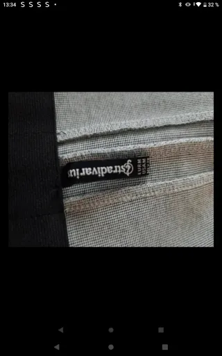 Falda tubo Stradivarius gris Talla M