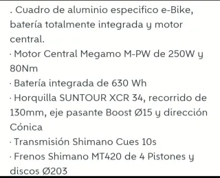 Ebike megamo ridon fs630