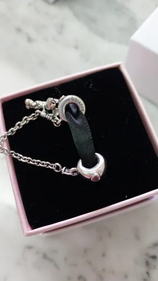 Cadena Seguridad Pandora x Disney Mickey.