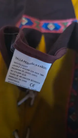 Disfraz indio niño