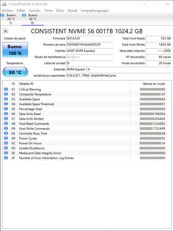 CONSISTENT NVME 1TB#A00539