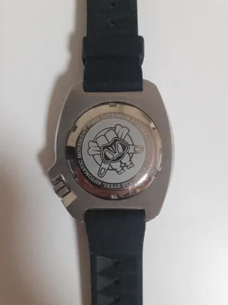 Reloj Steeldive Automático Negro/Plata