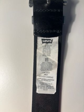 cintura Levis nera - taglia 95/38