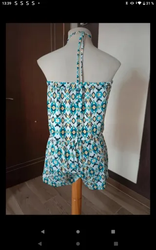 Mono corto playero estampado