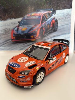 Lote 2 Maquetas Rally Altaya 1/18 Ford Peugeot WRC