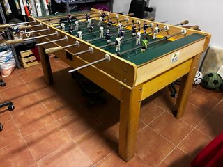 Futbolín madera