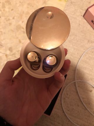 Cascos inalámbricos rosas