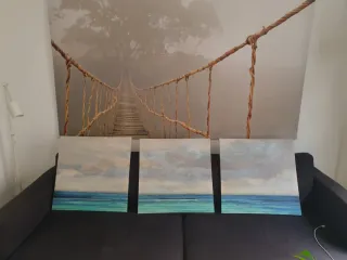 Set 3 Cuadros Marinos Ikea