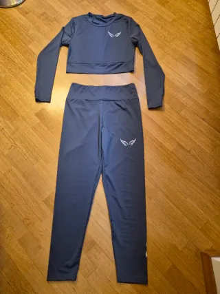 Completo sportivo donna blu