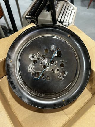 Plafón de techo vintage cristal y metal