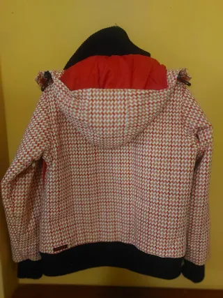 Anorak de nieve estampado