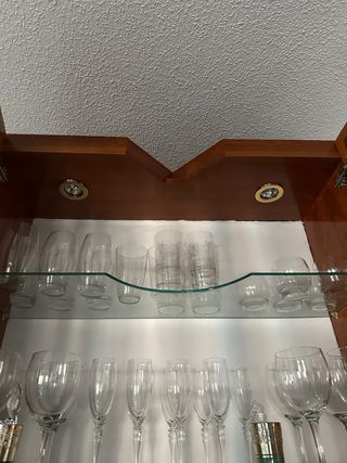 Mueble de salón: vitrina y mueble TV