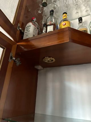 Mueble de salón: vitrina y mueble TV