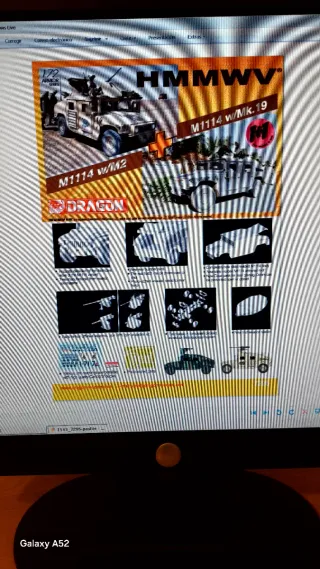 Maqueta vehhiculos Dragon HMMWV M1114 .