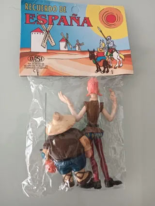 Figuras Don Quijote y Sancho Panza PVC