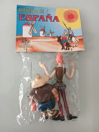 Figuras Don Quijote y Sancho Panza PVC