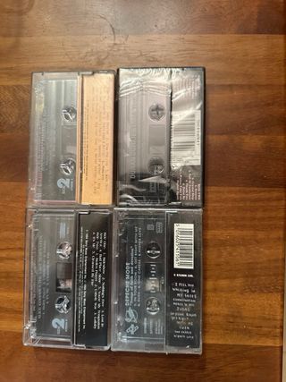 4 Casetes Rock/Pop: Alice Cooper, Depeche Mode,