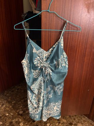 Vestido Zara estampado