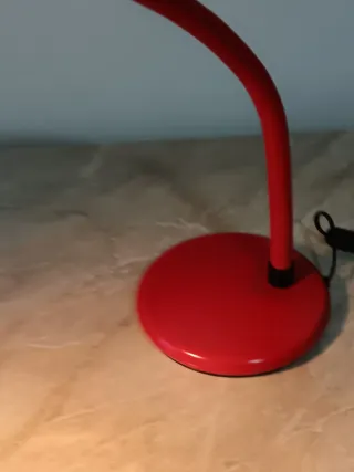 Lampada vintage Gamma Lux rossa