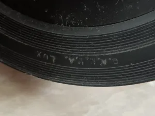 Lampada vintage Gamma Lux rossa