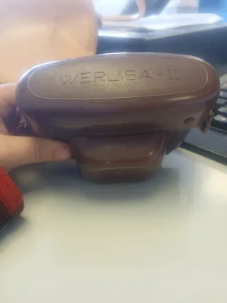 2 Vecchie Fotocamere Marrone/Argento