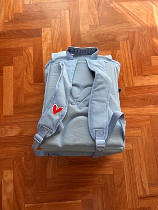 Zaino Sweet Years blu con cuore