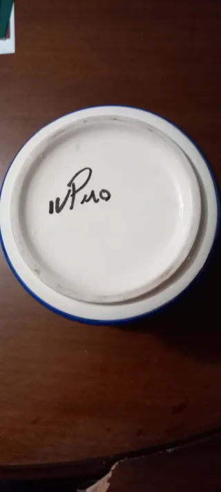 Vaso porta dolci decorato