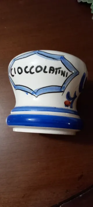 Vaso porta dolci decorato