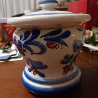 Vaso porta dolci decorato