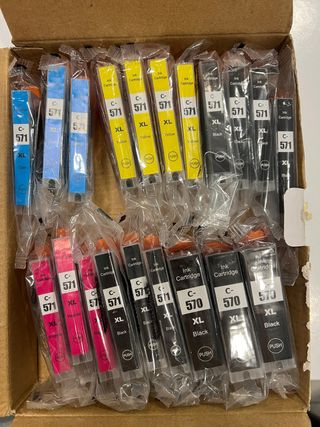 20 Cartuchos Tinta Impresora 570-571 XL