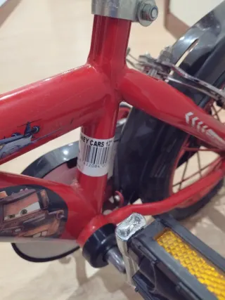 Bici 12 Cars con ruedines