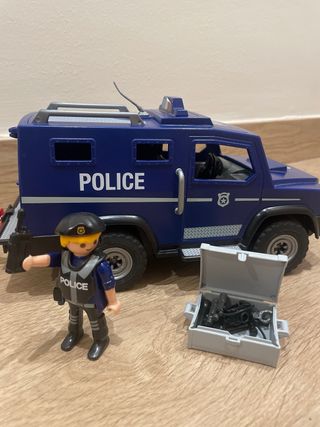 Coche y Barco Policía Playmobil