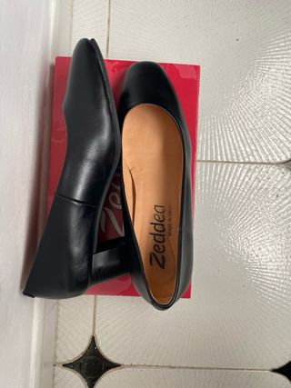 Zedea Zapatos de azafata Negros