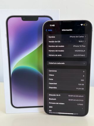 iPhone 14 Plus 128GB Viola 84%